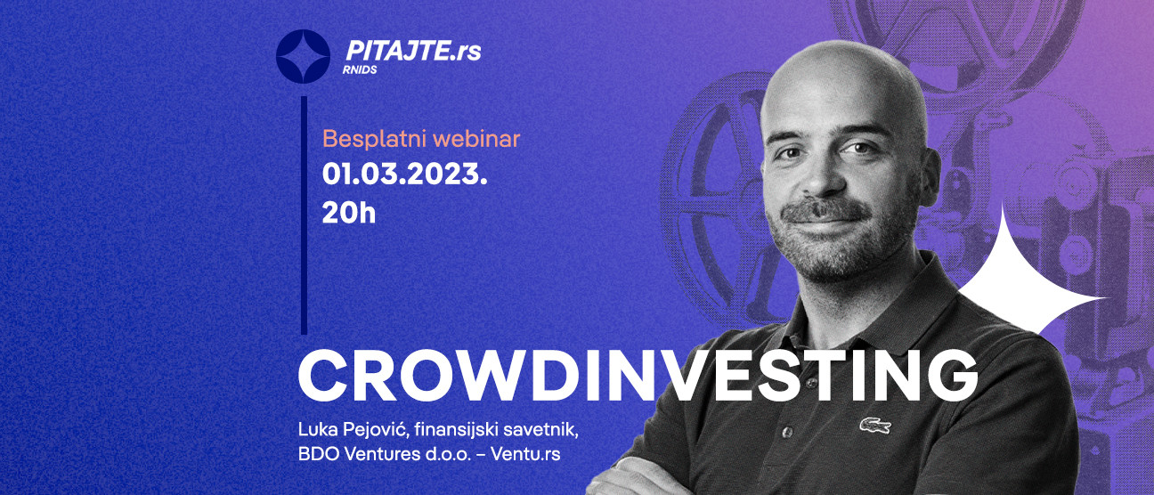 pitajte.rs vebinar: Crowdinvesting