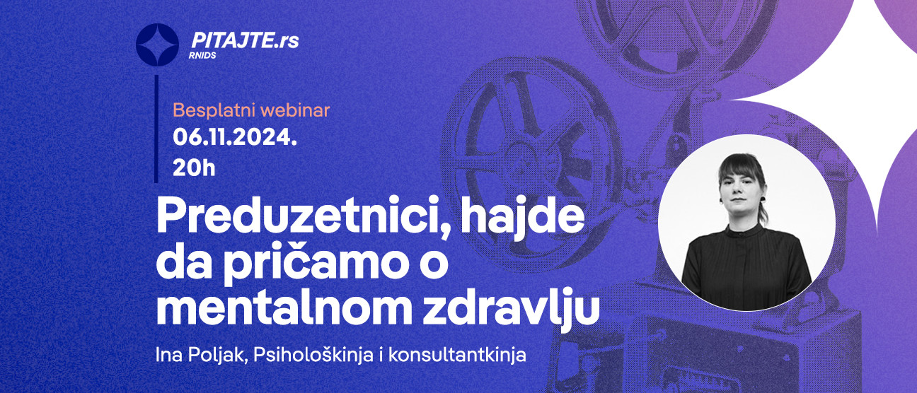 Pitajte.rs вебинар: Предузетници, хајде да причамо о менталном здрављу